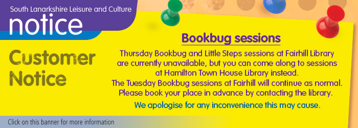 Bookbug changes at Fairhill Library