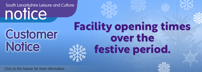 Facility opening times over the Festive period 2024/25 Slider image