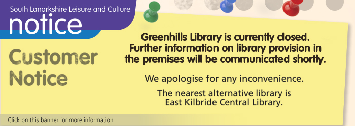 Greenhills Library currently closed Slider image