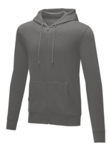 Charcoal grey zipper men's fit