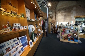 Low Parks Museum gift shop interior