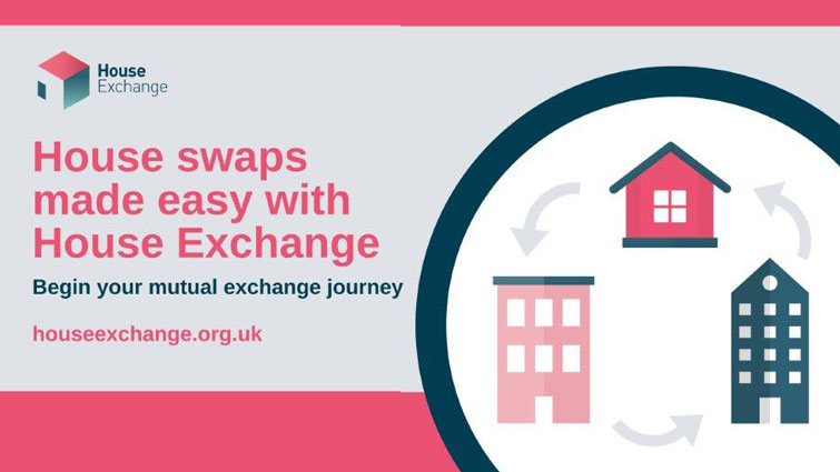 This is the logo for the home exchange scheme