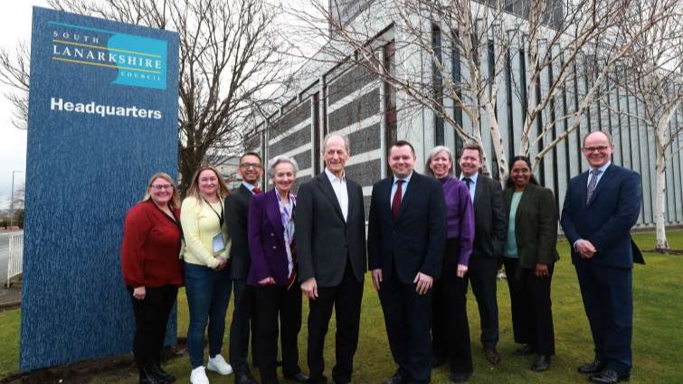 This images shows invited guest and council staff at the launch of the Collaboration for Health Equity in Scotland