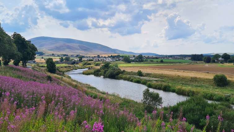 This is a general view of rural South Lanarkshire