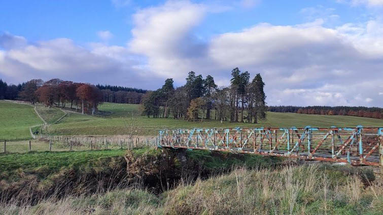 This image shows an area which will have an upgraded path thanks to funding from the Renewable Energy Fund