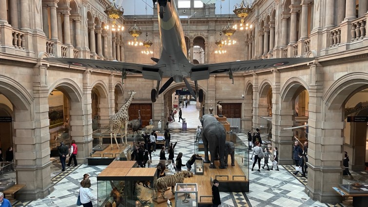 This is an image of the art galleries in Glasgow which pupils from St Columbkille's visited