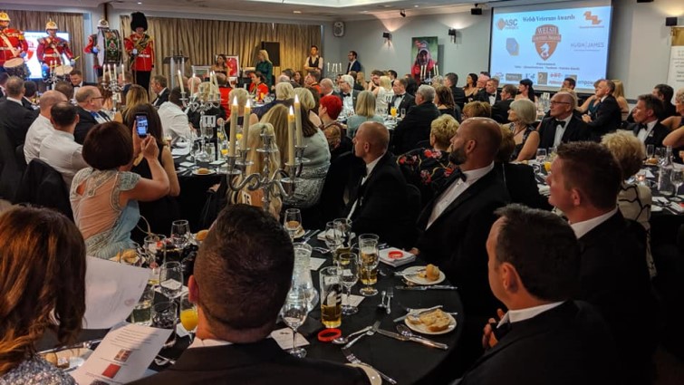 View over the room of the Scottish Veterans Awards2024