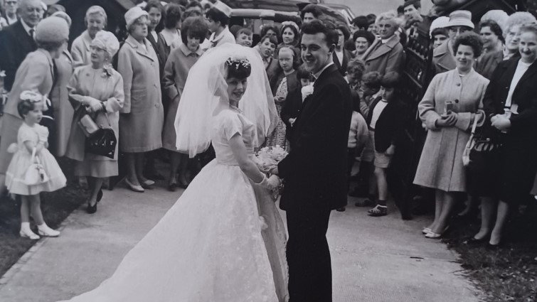 William and Alva Haig at their wedding in 1964.